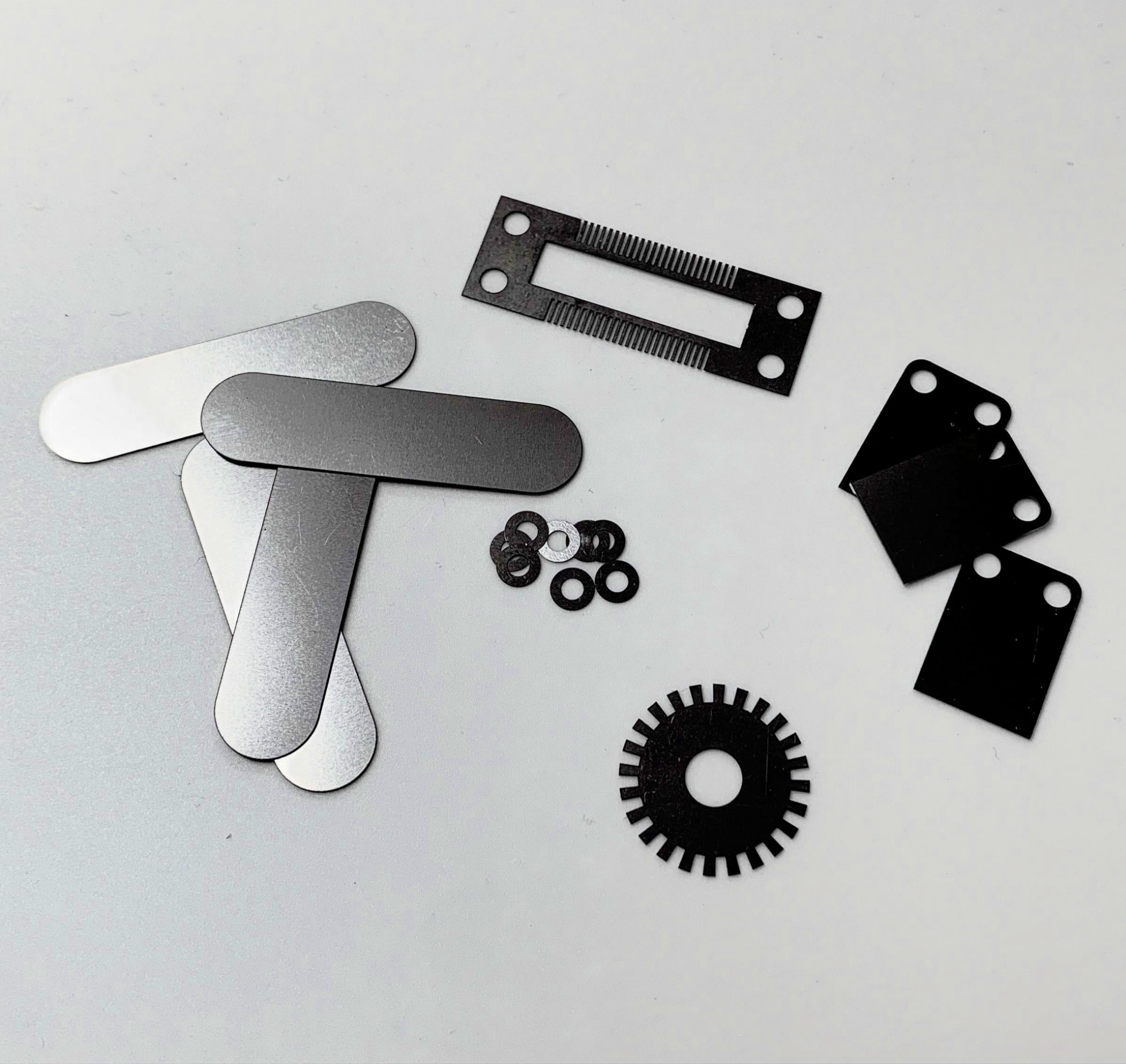 Illustration de micro-Pièce mécanique découpées au laser